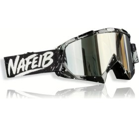 Resim Willowhaven 1 Adet Siyah Gümüş Rüzgar Geçirmez Dağcı Gözlüğü, Kumdan Koruma 