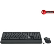 Resim logitech MK540 ADVANCED Kablosuz Türkçe Klavye Mouse Seti, Siyah 920-008687 