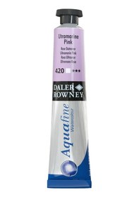 Resim Daler Rowney Aquafine Tüp Sulu Boya 8Ml 420 Ultramarine Pink 