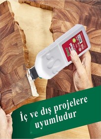 Resim Beyaz Tutkal 450 Gr 2 Adet Brons Beyaz Mobilya Yapıştırıcısı Tutkalı 450 Gr Ahşap Tutkalı Su Bazlı Çok Amaçlı Beyaz 