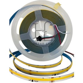 Resim 24v 10mm 360 Ledli Pixel Cob Şerit Led Natural Beyaz Ip20 5 Metre 