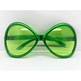 Resim Yeşil Renk Yeşilçam Nostalji 80LI Yıllar 90LI Yıllar Parti Gözlüğü 7X16 cm 