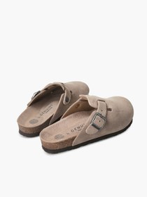 Resim Genuins Erkek Terlik RIVA 105495 Genuins VELOUR Taupe 