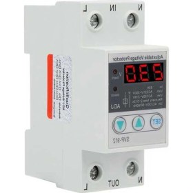 Resim Fortunelane Svp-912 Kapalı Açık Gerilim Koruyucu, Ayarlanabilir Kurtarma, Voltmetre Fonksiyonu, 230v 
