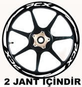 Resim Pcx Jant Şeridi,pcx Aksesuar,pcx Beyaz Jant Şeridi 