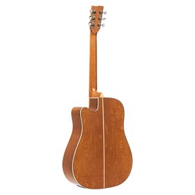 Resim Stagg SA-45 Dreadnought Elektro Akustik Gitar (LW) 
