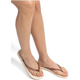 Resim Twigy Anatomik Kadın Parmak Arası Terlik Bej 35/42 Bej 