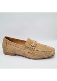 Resim Greyder 34800 Taba Renk Nubuk Deri Kadın Formal Casual Ayakkabı Taba 