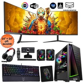 Resim Twitch Intel Core i5 10400F 24"- 24" 16 GB RAM 512 GB M.2 Nvme SSD 4 GB RX 550 FreeDOS Oyun Bilgisayarı 