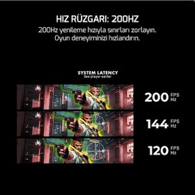 Resim Gamepower Vivid T50 27'' 0.5 MS 200 Hz Curved RGB Beyaz Full HD VA Gaming Monitör 