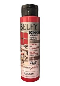 Resim Rich Selfy Decor Vernikli Boya 500Cc 5826 Italyan Kırmızı 