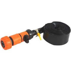 Resim Reedark yaz Eğlencesi İçin Trambolin Sprinkler - Çocuklar İçin Serinletici Su Oyunu 8-15m Pvc Hortum Sarı 