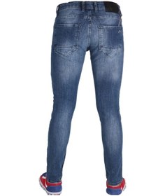 Resim Erkek Mavi Jeans Mavi 