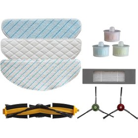 Resim Skycity Ecovacs T9 Max T9 Robot Süpürge Bakım Seti: Ana Fırça, Yan Fırça, Hepa Filtre Ve Mop Parçaları - Kaliteli Plastiğiyle Dayanıklı Ve Uyumlu 