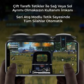 Resim Qozie Seri Atış Modlu Pro Mobil Oyun Tetikleri Pubg 
