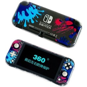 Resim Nintendo Switch Lite Mat Boyalı Koruyucu Kılıf Splatoon Temasına Uygundur 