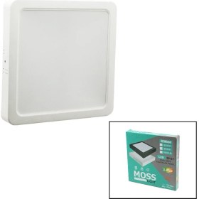 Resim Moss Lıght 20W Kare Beyaz Metal Kasa Sıva Üstü LED Slim Panel 1350LM (5067) 