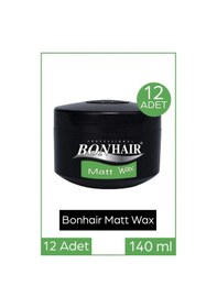 Resim Bonhair Profesyonel Matt Wax 12 x 140 ML 