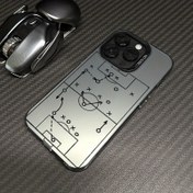 Resim Futbol Taktik Tahtası, Rahat Tutma, Parlak Yüzey, Altı Şık Renk, Yüksek Kaliteli Telefon Kılıfları Iphone 16/15/14/13/12/11/X/7 Ve Diğer Seriler İçin, Darbeye Dayanıklı, Kaymaz, Hafif, PC Malzeme 