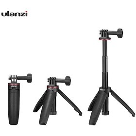 Resim Yunboo Ulanzi Mt-09 Taşınabilir Seyahat Tripodu - Gopro, Djı Osmo Action Uyumlu Genişletilebilir Selfie Çubuğu Siyah 