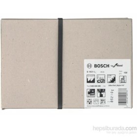 Resim Bosch - Top Serisi Ahşap İçin Tilki Kuyruğu Bıçağı S 1531 L - 100'Lü Paket 