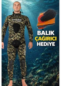 Resim Apnea Legend Rock Camou 5Mm Dalış Elbisesi (498681193) Çok Renkli 