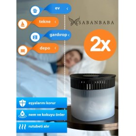 Resim Saban Saban nem Alıcılı ve Rutubet Giderici Aparat - 500 gr -Üçgen Lavanta 2'li 