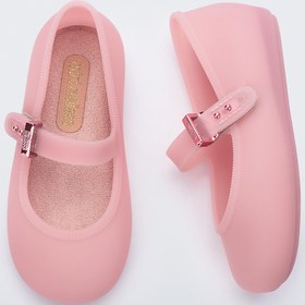 Resim Mini Melissa Soft Ballerina Pembe Kız Bebek & Çocuk Babeti | 22-30 Numara | Melflex® Vegan | İkonik Kokulu 