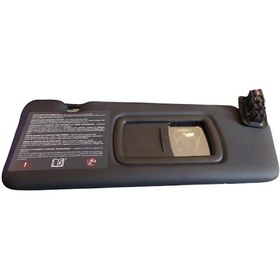 Resim OTOZET Clio 4 - Fluence - Megane III Güneşlik Yolcu Tarafı Siyah 