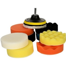 Resim Oto Pasta Cila Polisaj Sünger Seti 11 Parça - 9080720937177do 