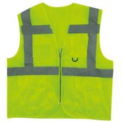 Resim Contione Group Sarı Fosforlu Mühendis Ikaz Yelek Reflektörlü 