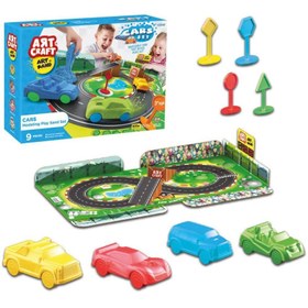 Resim Nessiworld 03948 Artsand Arabalar Kum Seti 600 gr -Fentoys 