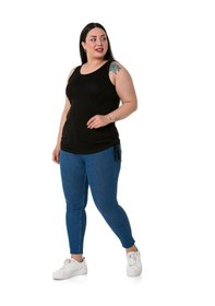Resim Disentis Büyük Beden Kalın Askılı Yanları Tünelli Viskon Siyah Body-siyah Siyah 