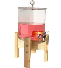 Resim Cam Sebil, Şerbetlik, Limonatalık, Detoks Sürahisi 4,5 Litre 