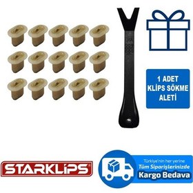 Resim Oto Agraf Oto Klips Vida 4,2x4,5mm 699796 Peugeot Renault 7703081 
