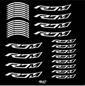 Resim Yamaha Yzf R7m Beyaz Jant Şeridi Sticker Çok Renkli 