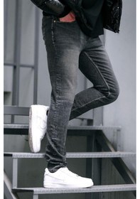 Resim Madmext Antrasit Slim Fit Erkek Jean 6862-antrasit Antrasit 