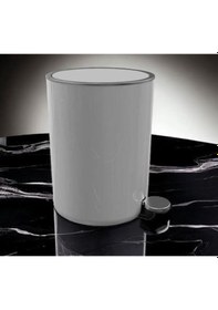 Resim Primanova Lenox 5 Lt Pedallı Çöp Kovası Gri 