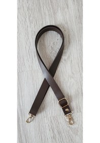 Resim Deri Ayarlı Çanta Askısı Acıkahve 