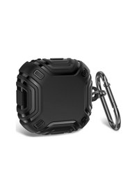 Resim Microsonic Samsung Uyumlu Galaxy Buds 2 Pro Kılıf Military Darbe Emici + Askılık Siyah 