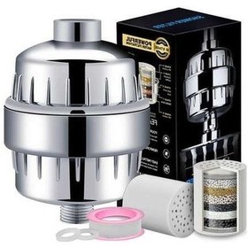 Resim Pazly 10 Katmanlı Duş Filtresi Seti - Klor Ve Ağır Metal Giderici, Yumuşak Su İçin Ev Kullanımı İdeal 