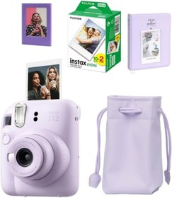 Resim STOREMAX acelya Instax Mini 12 Fotoğraf Makinesi-20li Film-Büzgülü Kılıf-64lü Albüm ve Mıknatıslı 