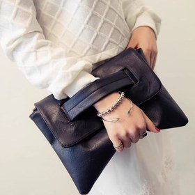 Resim Kadınların Retro Tarzı Çantası, Büyük Kapasiteli Omuz Çantası, Manyetik Kapanışlı ve Polyester Astarlı, Düz Renkli Cep Çantası, Günlük Seyahat İçin El Çantası 