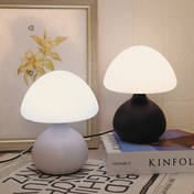 Resim Modern Yaratıcı Mantar LED Masa Lambası, 1 ADET Ayarlanabilir 3 Renkli Aydınlatma, USB Güçlü Yatak Odası Masa Lambası, Göz Bakımı LED Gece Lambası Yatak Odası ve Oturma Odası Dekorasyonu için, Plastik Abajurlu Metal, Anahtar Kontrolü, Yukarı Işık - Pil Gerekmez, Işık Kaynağı Dahil 