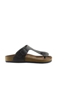 Resim Bueno Shoes Asfalt Greyzi Deri Erkek Parmak Arası Terlik 05mt101 