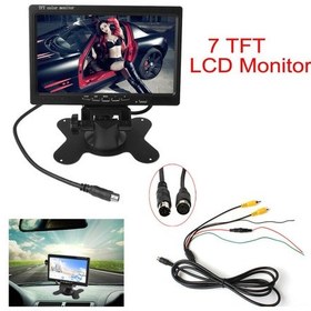 Resim 7''inch Dijital Araç Monitörü Lcd Ekran 4 Kamera Girişli Servis a 