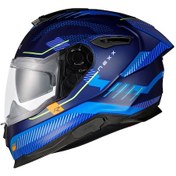 Resim Nexx Y.100R Baron Mat İndigo Kapalı Kask Mavi 