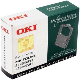 Resim Oki Microline 01126302 Siyah Yazıcı Şeridi Ml 5520 / 5590 