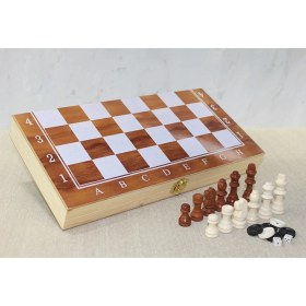 Resim Pilelistore- Ahşap Kutulu Satranç Model 1 