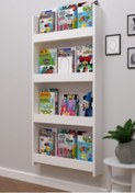 Resim çevik ticaret Montessori Kitaplık Eğitici Çocuk Kitaplığı 4 Raflı 